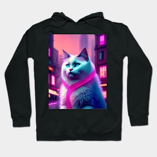 Ragdoll Pink Glow Hoodie